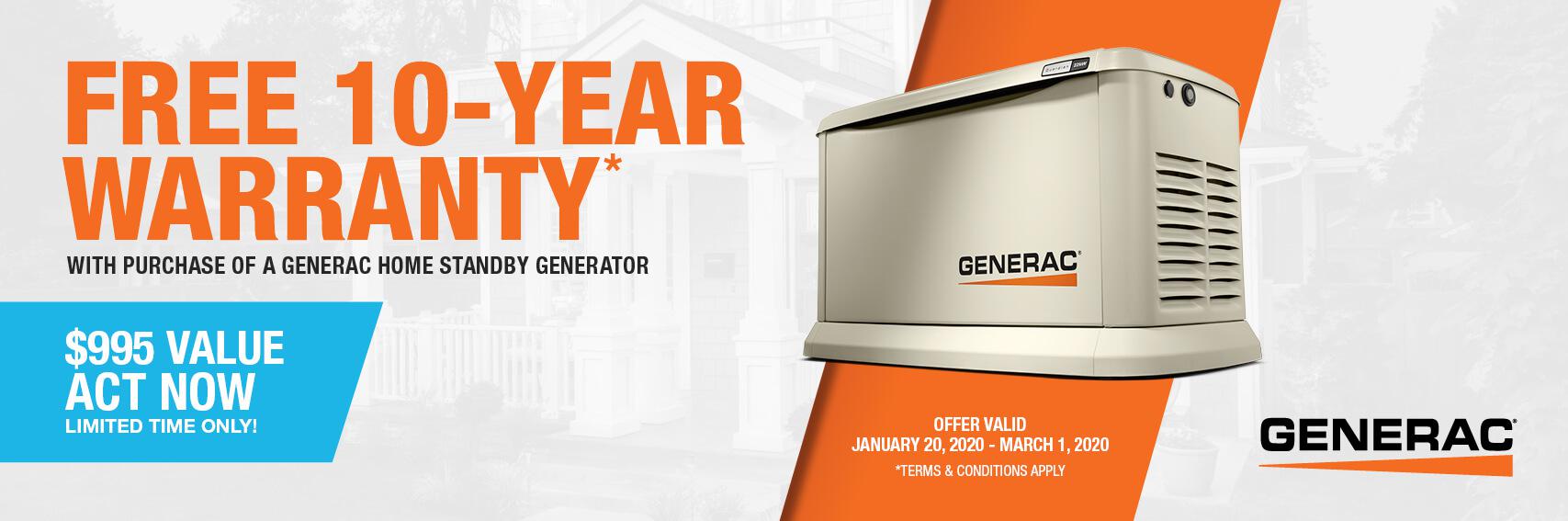 Homestandby Generator Deal | Warranty Offer | Generac Dealer | Tulsa, OK